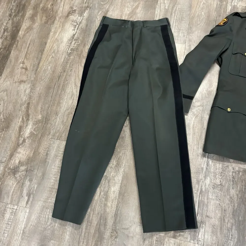 Vtg 1950s US Army Officers Class A Dress Green Uniform Suit 38th Infantry Patch
